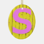 Buchstaben Keramik Ornament (Rechts)