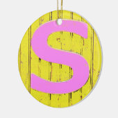 Buchstaben Keramik Ornament (Links)
