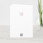 Buchstaben-Konfetti "B" Karte (Rückseite)