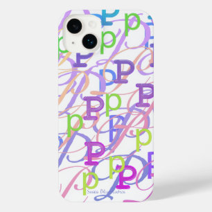 Buchstaben-Konfetti "P"-iPhone-Hülle iPhone 14 Plus Hülle