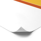 Buchstaben-Kunstposter, Monogramm I, fette Initial Poster (Ecke)