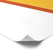 Buchstaben-Kunstposter, V-Monogramm, fette Initial Poster (Ecke)