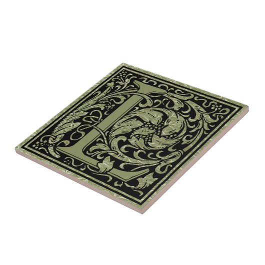 Buchstaben L Monogramm Fliese (Seite)