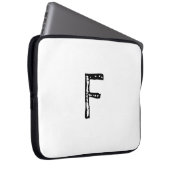 Buchstaben Laptopschutzhülle (Vorne Rechts)