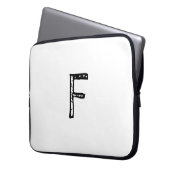 Buchstaben Laptopschutzhülle (Vorderseite Links)