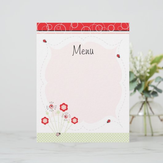 Buchstaben oder Menü (Stehend Vorderseite)