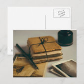 Buchstaben Postkarte (Vorne/Hinten)
