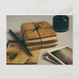 Buchstaben Postkarte
