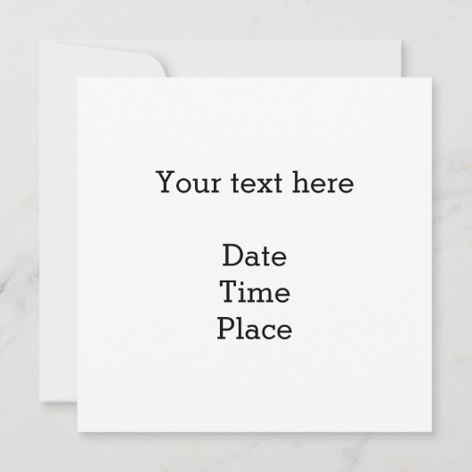 Buchstaben Rahmen Einladung (Rückseite)