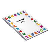 Buchstaben Rahmen Notizblock (Rechte Seite)