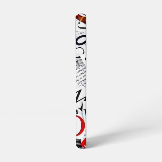 Buchstaben Samsung Galaxy Hülle (Linke Seite)