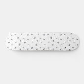 Buchstaben Skateboard (Horizontal)