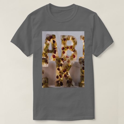 Buchstaben t T-Shirt (Design vorne)