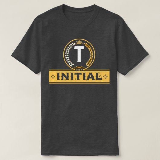 Buchstaben T T-Shirt (Design vorne)