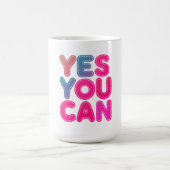 Buchstaben, Text, niedlich Kaffeetasse (Mittel)