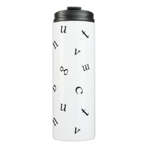Buchstaben Thermosbecher