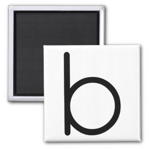 Buchstaben Titel "b" Magnet