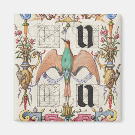 Buchstaben U und V Mira Calligraphiae Kalligraphie Magnet