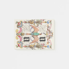 Buchstaben U und V Mira Calligraphiae Kalligraphie Post-it Klebezettel