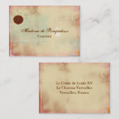 Buchstaben von den eleganten Skript-Visitenkarten Visitenkarte (Vorne/Hinten)