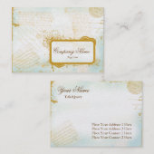 Buchstaben von Paris-Visitenkarte Visitenkarte (Vorne/Hinten)