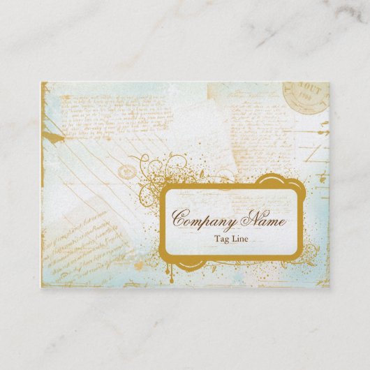 Buchstaben von Paris-Visitenkarte Visitenkarte (Vorderseite)