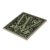 Buchstaben W Monogramm Fliese (Seite)