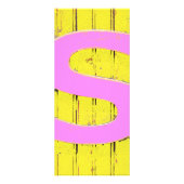 Buchstaben Werbekarte (Hinten)