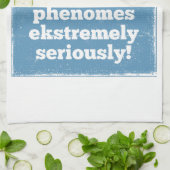 Buchstaben x Phenome klingen phonisch Geschirrtuch (Gefaltet)