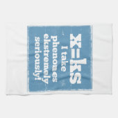 Buchstaben x Phenome klingen phonisch Geschirrtuch (Horizontal)