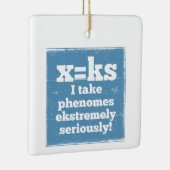 Buchstaben x Phenome klingen phonisch Keramikornament (Rechts)