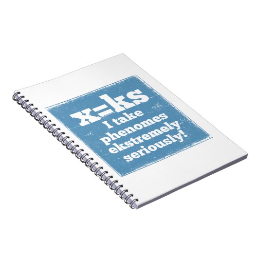 Buchstaben x Phenome klingen phonisch Notizblock (Rechte Seite)