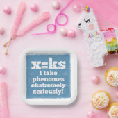 Buchstaben x Phenome klingen phonisch Pappteller (Party)