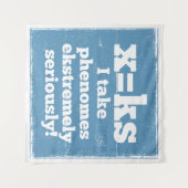 Buchstaben x Phenome klingen phonisch Wandteppich (Vorderseite (Horizontal))