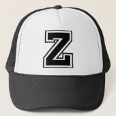 Buchstaben "Z"-Monogramm Truckerkappe (Vorderseite)