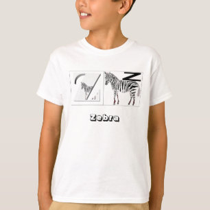 Buchstaben - Z - Zebra T-Shirt