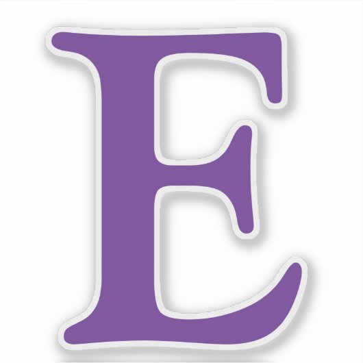 Buchstabenaufkleber Aufkleber (Vorderseite)