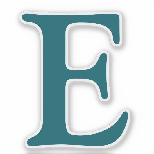 Buchstabenaufkleber Aufkleber (Vorderseite)