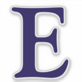 Buchstabenaufkleber Aufkleber (Vorderseite)