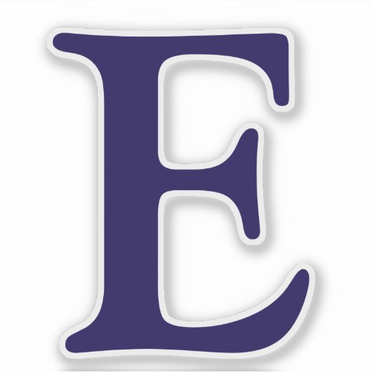 Buchstabenaufkleber Aufkleber (Vorderseite)