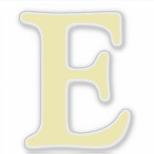 Buchstabenaufkleber Aufkleber (Vorderseite)