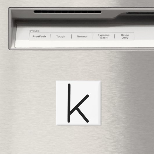 Buchstabenbezeichnung "k" magnet (In Situ (Geschirrspüler))