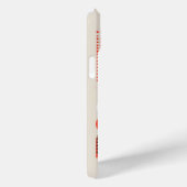 Buchstabenformen mit rot-schwarzen Punkten Case-Mate iPhone Hülle (Rückseite / Rechts)