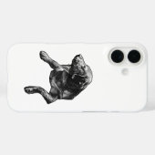 Buchstabenglühen, Punktierter Labrador Fokus Case-Mate iPhone Hülle (Rückseite (Horizontal))