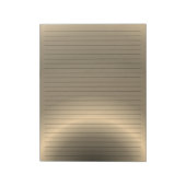 Buchstabengröße 8,5 x 11" Farbe der Bronze Notizblock (Rotiert)