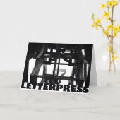 Buchstabenkarte Karte (Gelbe Blume)