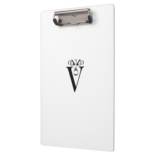 Buchstabenklammer Klemmbrett (Links)