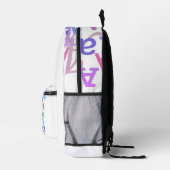 Buchstabenkonfetti "A" Bedruckter Rucksack (Rechts)