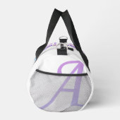 Buchstabenkonfetti "A" Duffle Bag (Rechts)