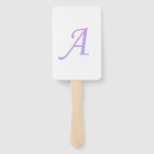 Buchstabenkonfetti "A" Fächer (Rückseite)